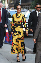 Spring 2001 Valentino Re-Edit of the Famous 1969 Haute Couture Printed Silk Dragon Dress