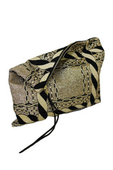 Vintage Gold Lame Brocade Clutch