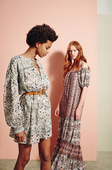 S/S 2016 See by Chloe RTW Look 25 Off Shoulder Printed Maxi Dress