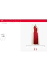 Important 1977 Halston Couture Navy Multi-Way Silk Jersey Plunge Dress w Extra Long Ties