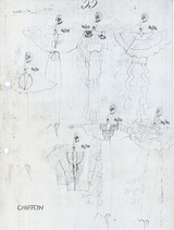 Rare 1978 Zandra Rhodes "Mexican Collections" Gown