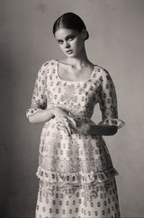 1960s Silk Oscar De La Renta Museum Piece Dress