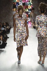 Spring 1996 Todd Oldham Runway Check Dress