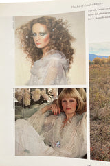 Important 1972 Zandra Rhodes Hand Painted 'Butterfly' Kimono Sleeve Dress w Lily Print & Original Petticoat