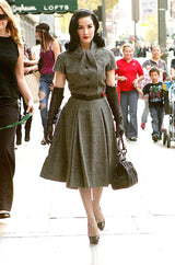 c1955 Christian Dior Original Demi-Couture Fitted Dress