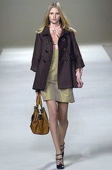 Spring 2007 Chloe Runway Baby Doll Aubergine Linen Jacket