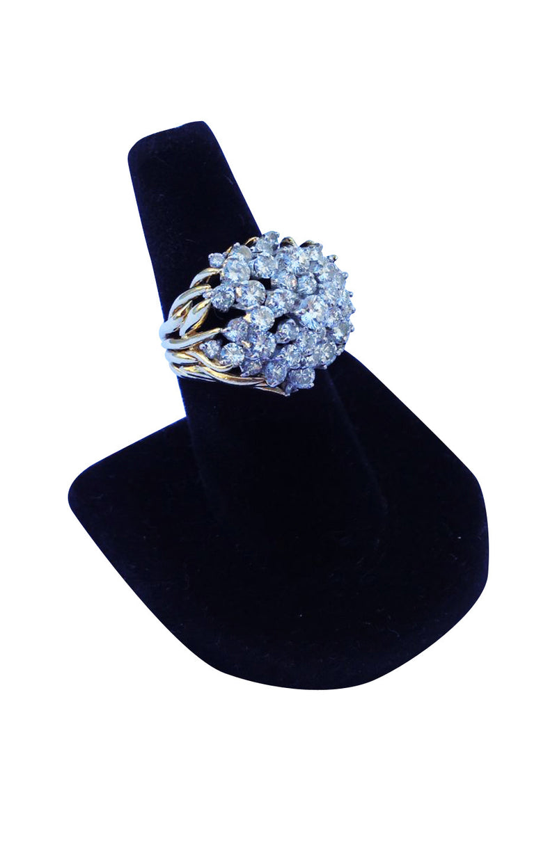 1970s Herbert Rosenthal Diamond 18K Ring