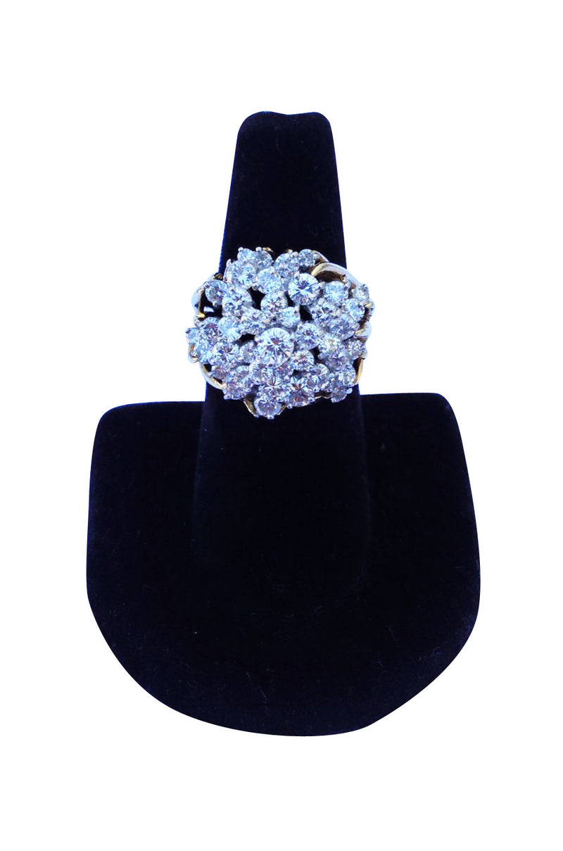 1970s Herbert Rosenthal Diamond 18K Ring