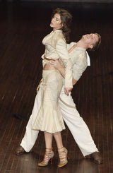 Highly Documented Spring 2004 Alexander McQueen 'Deliverance' Look 55 Patchwork Suit