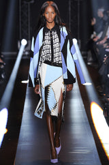 Fall 2014 Fausto Puglisi Graphic Liberty Print Flared Mini Skirt