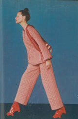 Rare 1971 Marion Foale and Sally Tuffin Blue Floral & Red Checked Pant Jacket & Hat Set