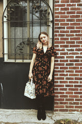 1970s Ossie Clark for Radley Chiffon Dress