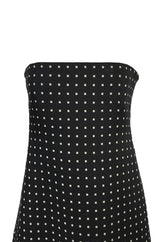 Spring 2000 Yves Saint Laurent by Alber Elbaz Black & White Strapless Dress