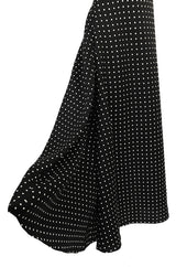 Spring 2000 Yves Saint Laurent by Alber Elbaz Black & White Strapless Dress