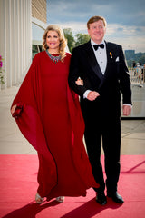 Stunning 2017 Valentino by Pierpaolo Piccioli Minimalist Red Cady Caftan Dress