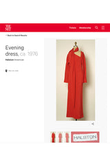 Iconic 1976 Halston Glossy Gunmetal Black Sequin Asymmetrical Full Length Dress