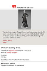 1986 Arnold Scaasi Couture Deep Red Lace Dress w Rhinestone Detailing & Trained Back Skirt