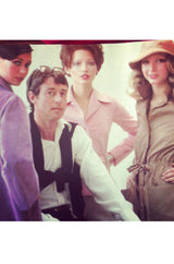 1972 Custom Red Jersey Halston Dress