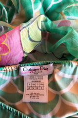 Fall 2003 Runway Galliano for Christian Dior Silk Top & Skirt