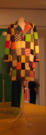 Rare S/S 1963 Patchwork Rudi Gernreich Bathing Set w Fringe Belt