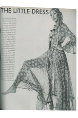 Museum Exhibited 1970 Thea Porter Couture Dress in Silk & Beads