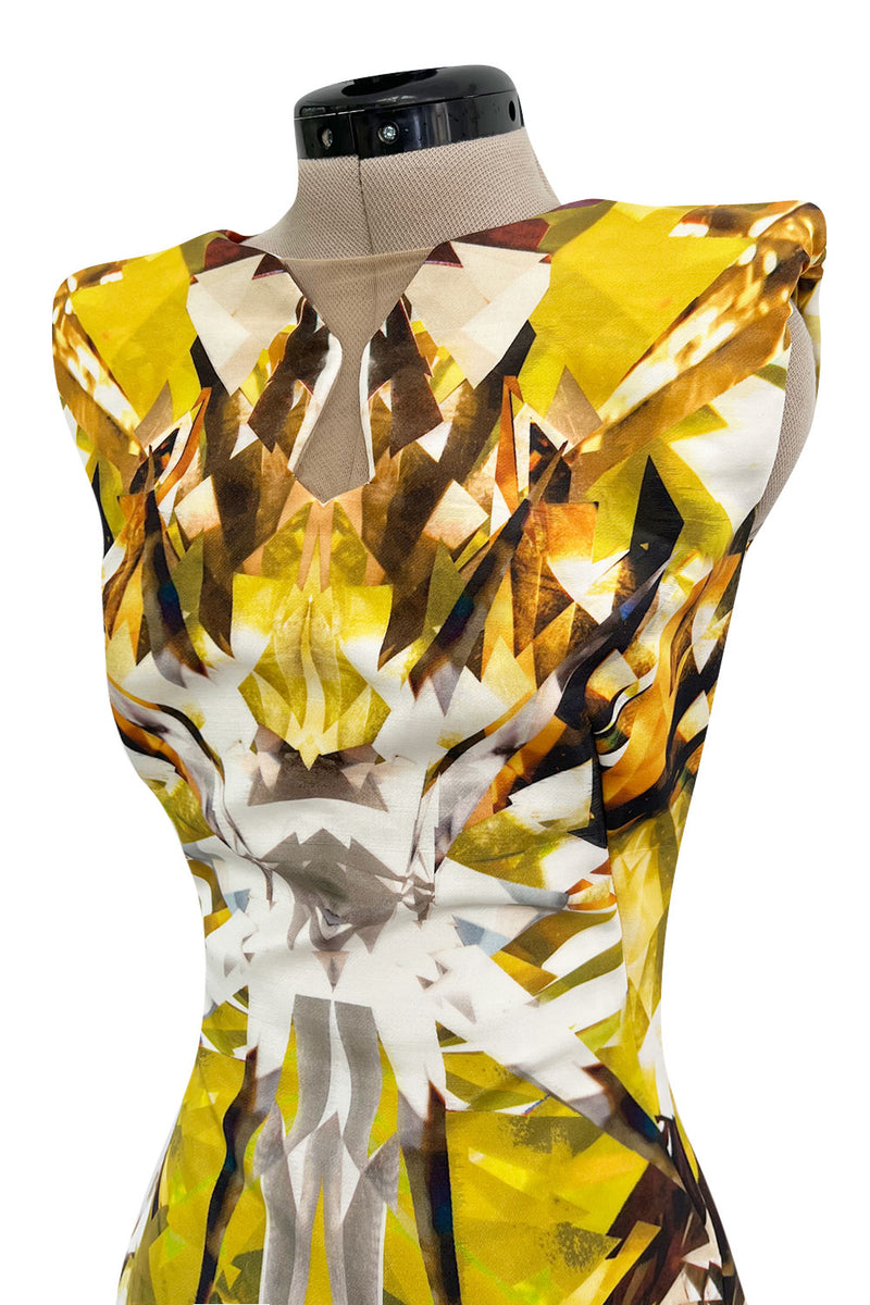 Spring 2009 Alexander McQueen Runway 'Natural Dis-tinctions, Un-Natural Selection' Crystal Print Dress