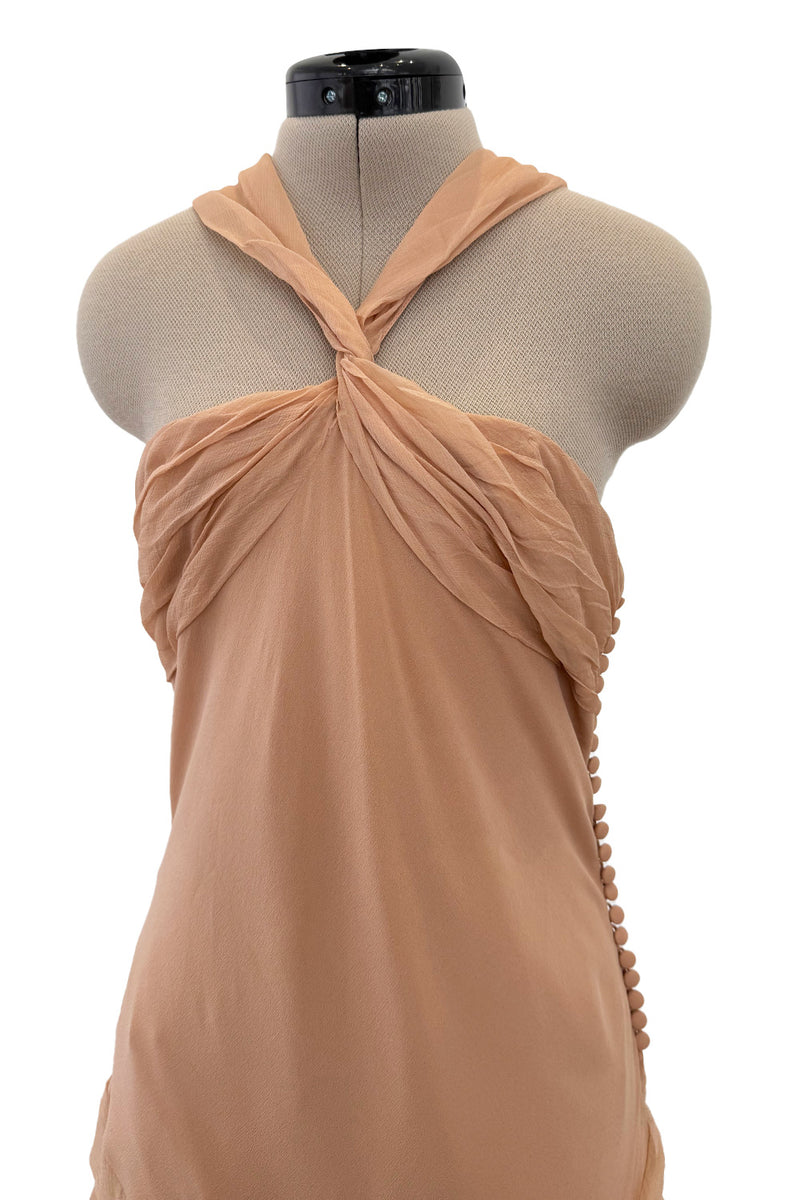 Prettiest Spring 2006 Christian Dior by John Galliano Pink Ombre Silk Chiffon Dress
