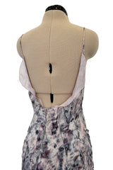 Outstanding Spring 2009 Nina Ricci by Olivier Theyskens Runway Look 12 Floral Printed Silk Dress