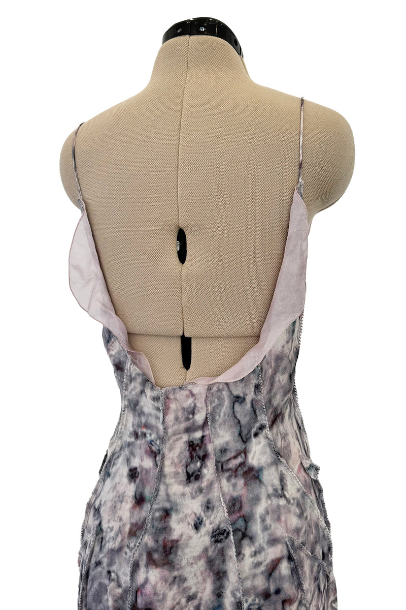 Outstanding Spring 2009 Nina Ricci by Olivier Theyskens Runway Look 12 Floral Printed Silk Dress