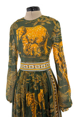 Spring 2016 Valentino by Pierpaolo Piccioli & Maria Grazia Chiuri Runway Elephant Printed Cotton Dress