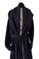 Fall 2023 Saint Laurent by Anthony Vaccarello Mens Runway Look 13 Long Super Soft Knit Coat