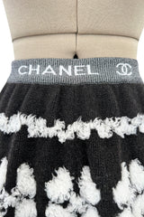 Incredible Fall 2019 Chanel by Karl Lagerfeld Runway Look 25 Knit Skirt w Sequin Detail