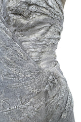 Fall 1989 Emanuel Ungaro Haute Couture Runway Silver Strapless Mini Dress