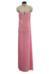 c. Resort 2020 Valentino by Pierpaolo Piccioli Ruffle Detailed Silk Chiffon Floral Caftan Dress w Tie Belt