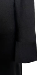 Incredible Fall 1998 Guy Laroche by Alber Elbaz Runway Black Jersey Reissue of the Mireille Darc Backless Dress