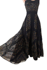 Fabulous Resort 2018 Christian Dior by Maria Grazia Chiuri Floral Print & Lace Dress w Beaded Straps