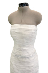 Divine Spring 2010 Oscar de la Renta Bridal Collection Strapless Ruffled Silk Organza, Silk Chiffon & Net Wedding Dress