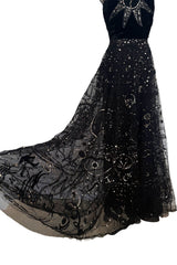 Pre-Fall 2018 Christian Dior by Maria Grazia Chiuri Look 60 Sequin & Bead Sun & Stars Dress