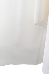 Beautiful Resort 2014 Givenchy by Riccardo Tisci Backless & Caped Panel Ivory Silk Chiffon Dress