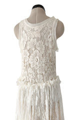 Gorgeous Resort 2012 Lanvin by Aber Elbaz Ivory Lace, Silk & Silk Netting Wedding Dress