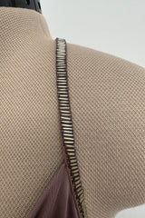 Gucci 2010-11 Deep Mauve Backless Jersey Dress