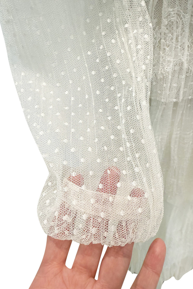 Prettiest Fall 2015 Valentino by Pierpaolo Piccioli & Maria Grazia Chiuri White Lace & Net Dress