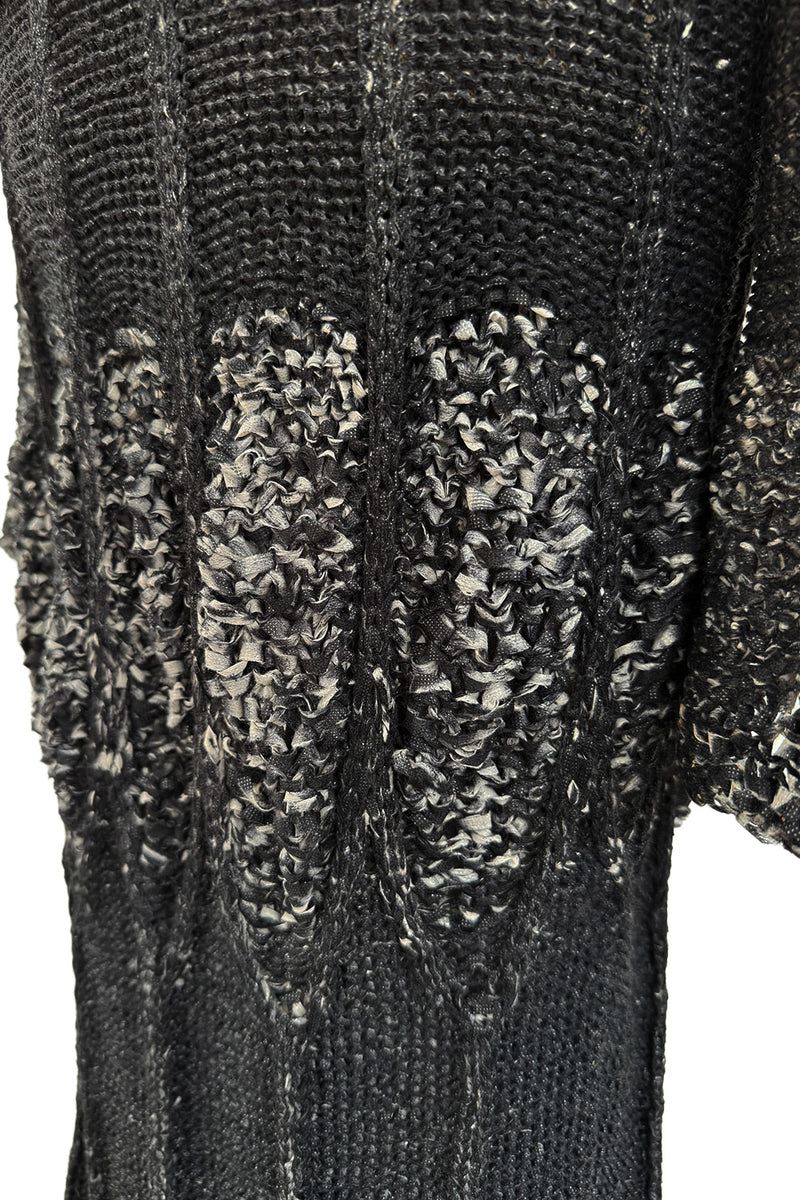 Fantastic Fall 2006 John Galliano Charcoal & Grey Knit Sweater