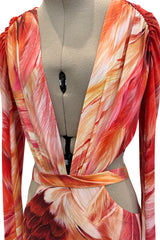 Spring 2024 Roberto Cavalli by Fausto Puglisi Stretch Jersey Cut Out Dress