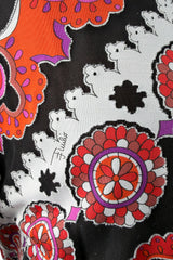 Fantastic Spring 2012 Emilio Pucci by Peter Dundas Runway Look 10 Coral Print Open Back Dress