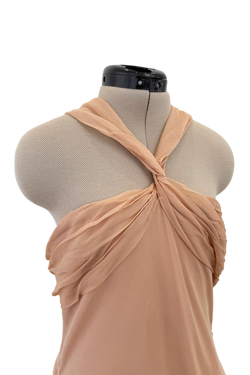 Prettiest Spring 2006 Christian Dior by John Galliano Pink Ombre Silk Chiffon Dress
