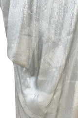 Limited Edition 2012 Vivienne Westwood Red Carpet Capsule Collection Silver Sequin Strapless Dress