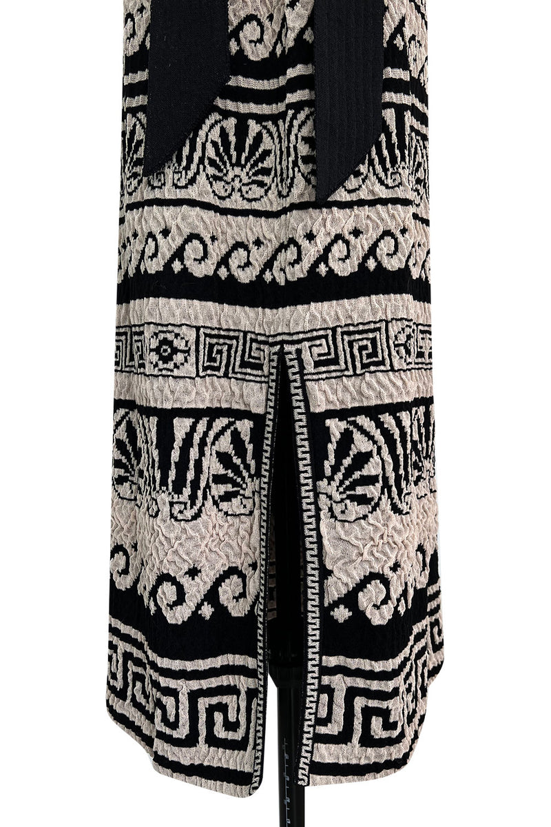 Easy to Wear Cruise 2018 Chanel by Karl Lagerfeld Look 13 Knit Sheath Dress w Tie Shoulders