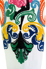 Exceptional Spring 2011 Prada by Miucci Prada Runway Look 27 & Ad Campaign Embroidered & Beaded White Dress