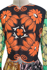 Iconic Spring 2015 Valentino Printed Tiered Runway Dress by Maria Grazia Chiuri & Pier Paolo Piccioli